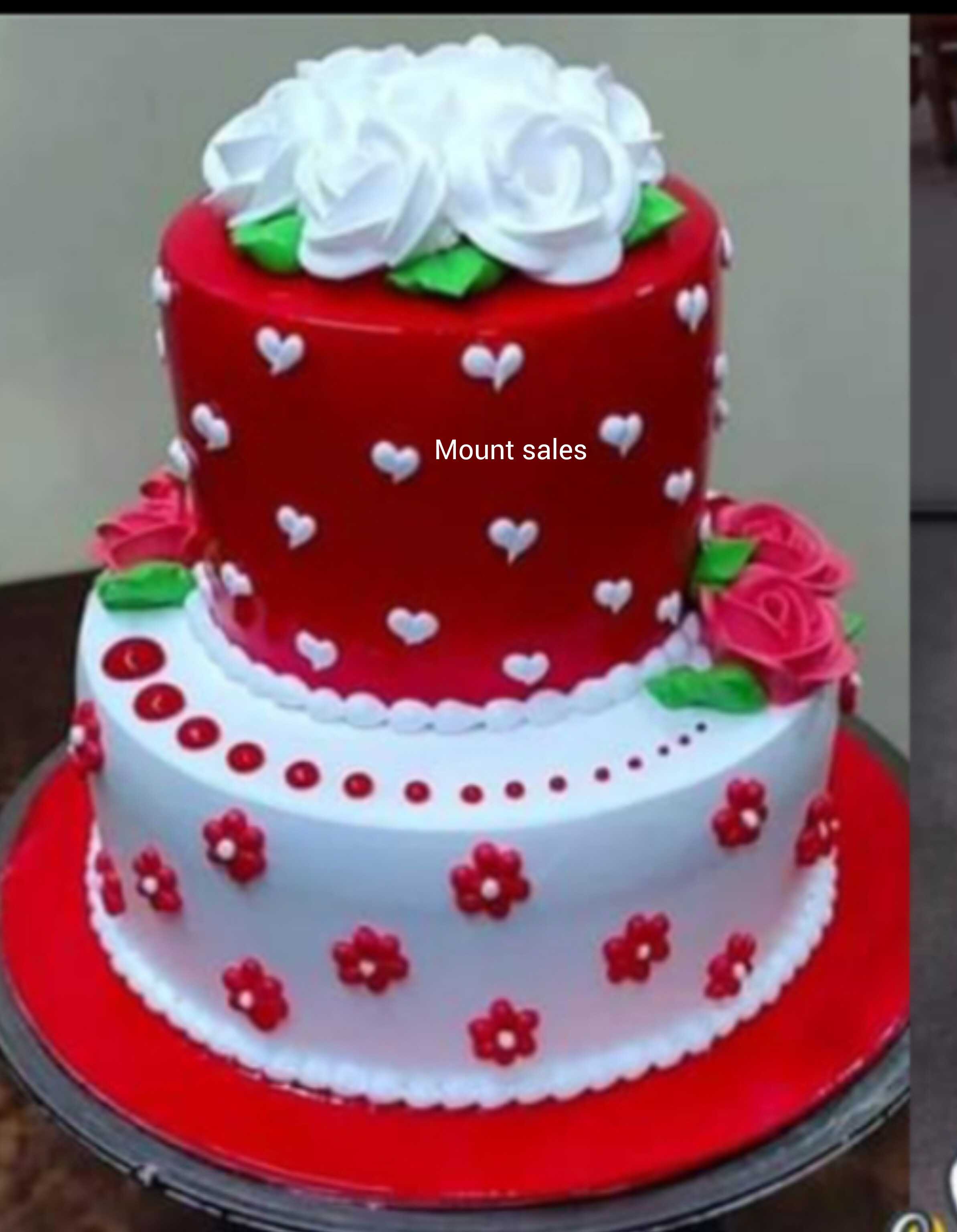 Premium RED N White Velvet Cake