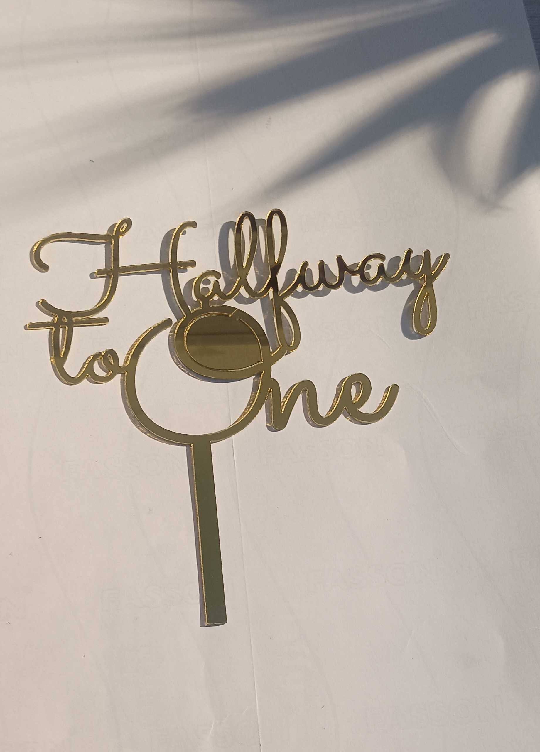 HALF WAY TO ONE TOPPER