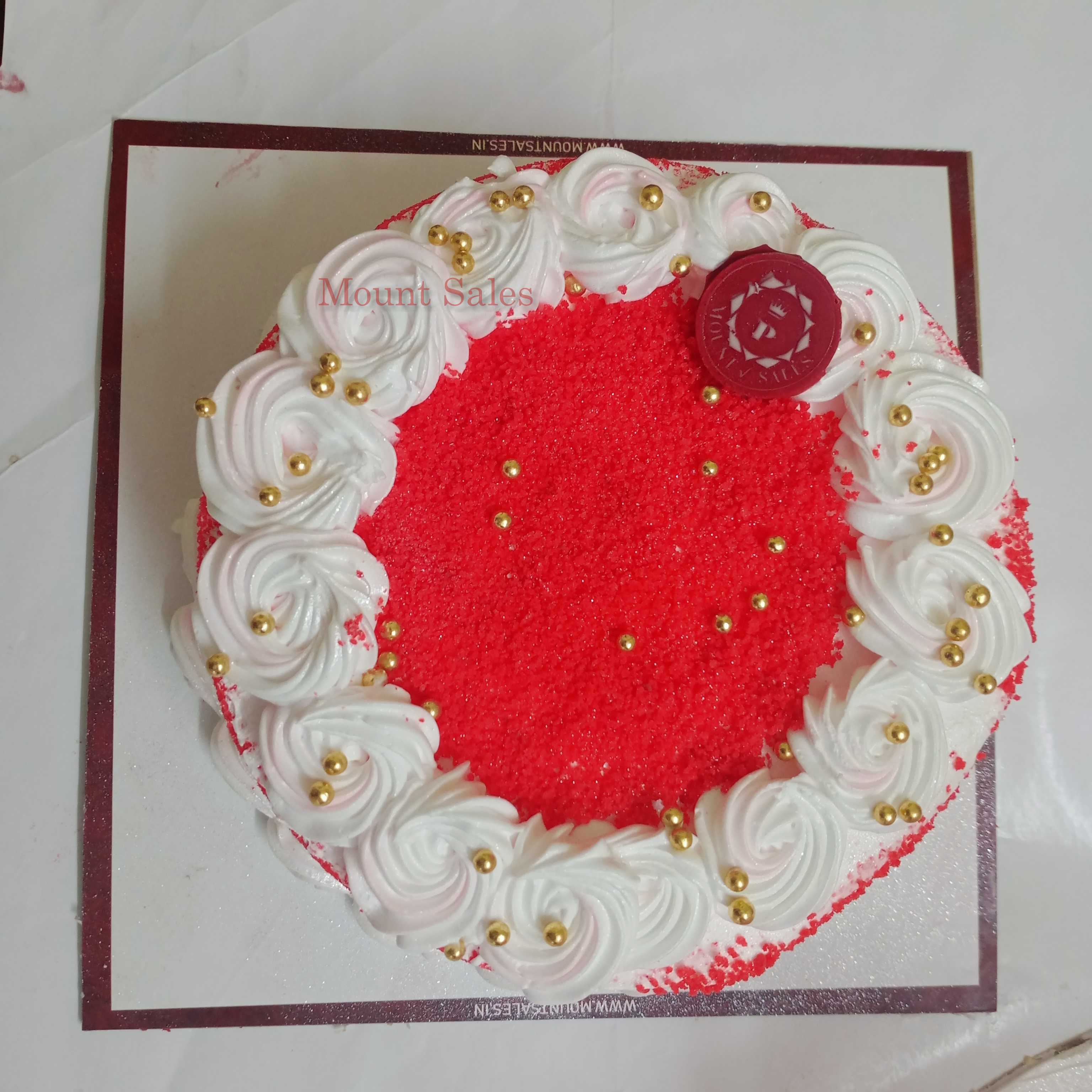 Premium RED N White Velvet Cake