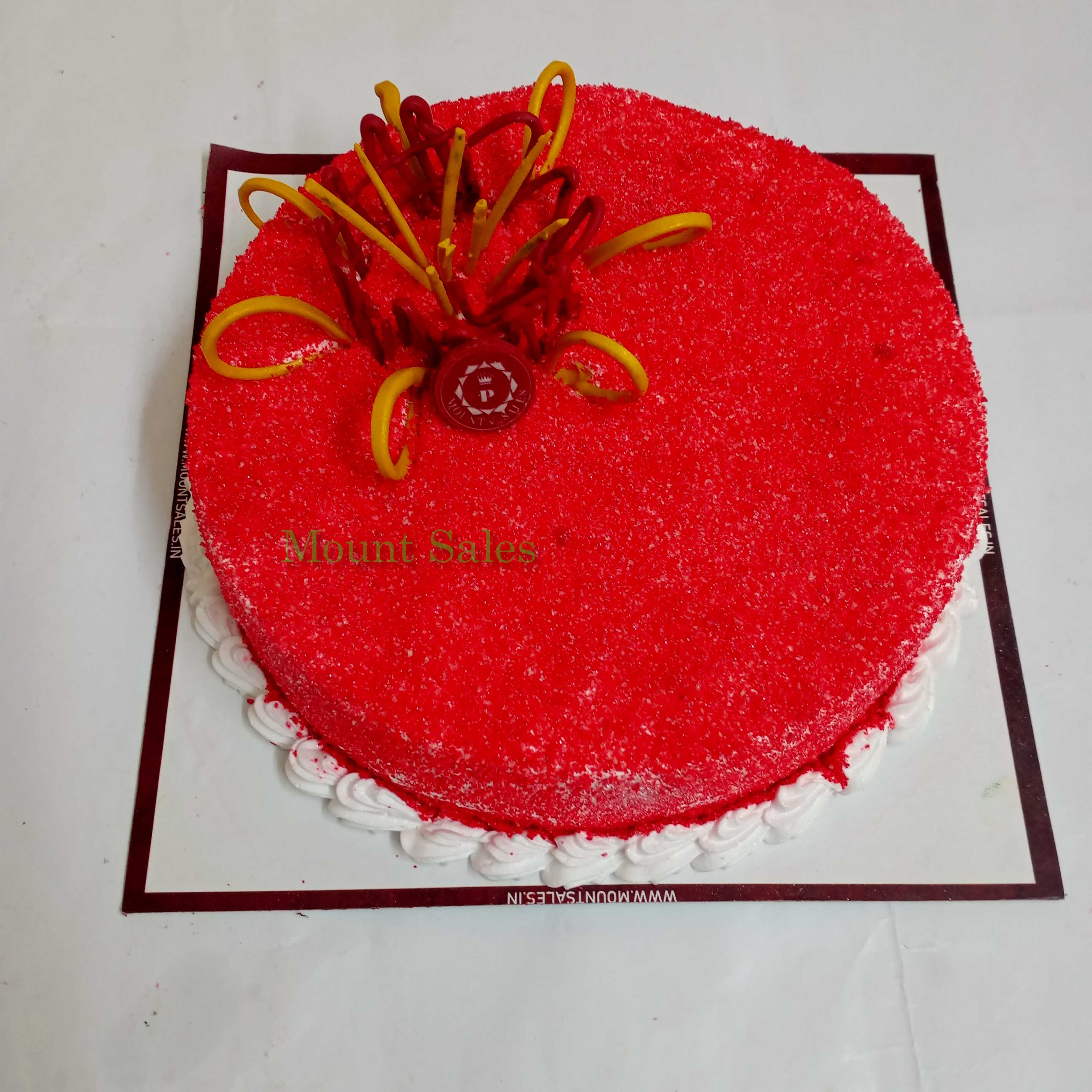 Premium RED N White Velvet Cake
