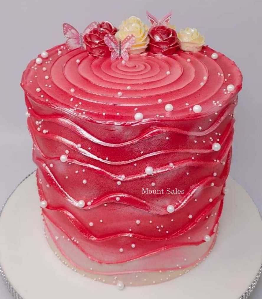 Premium RED N White Velvet Cake