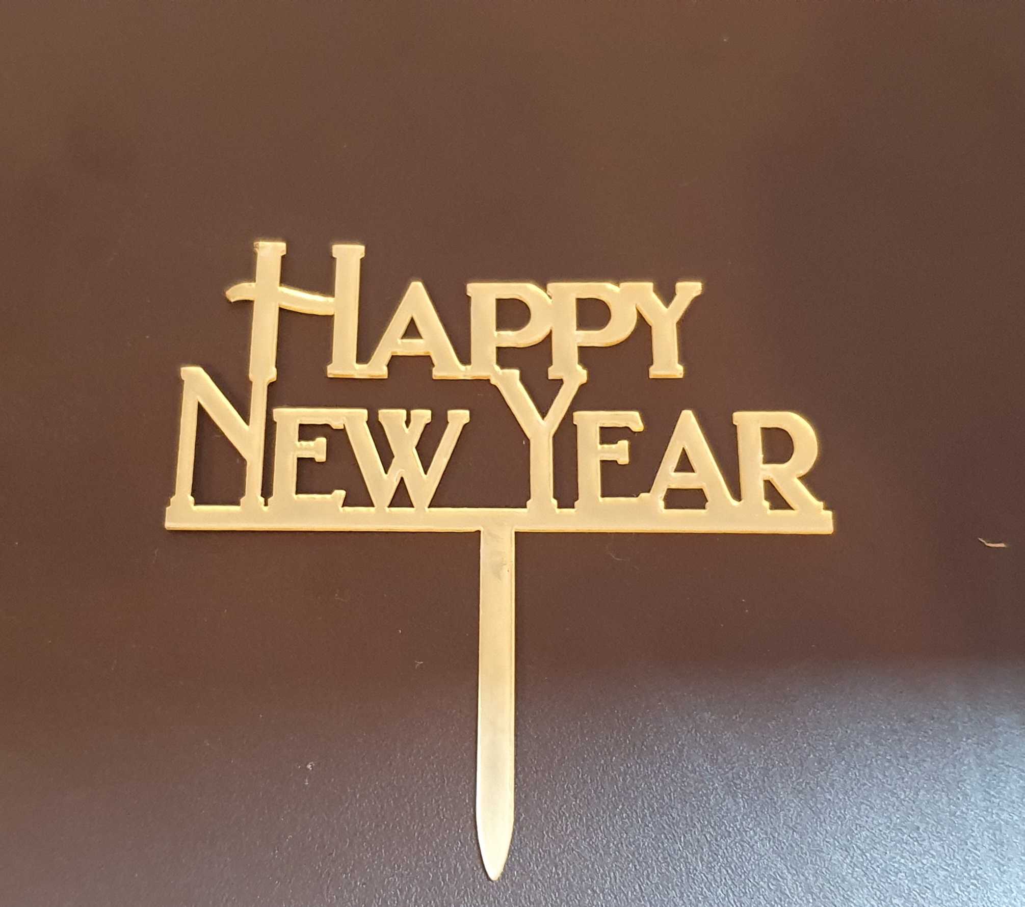 HAPPY NEW YEAR TOPPER -BHANEW01