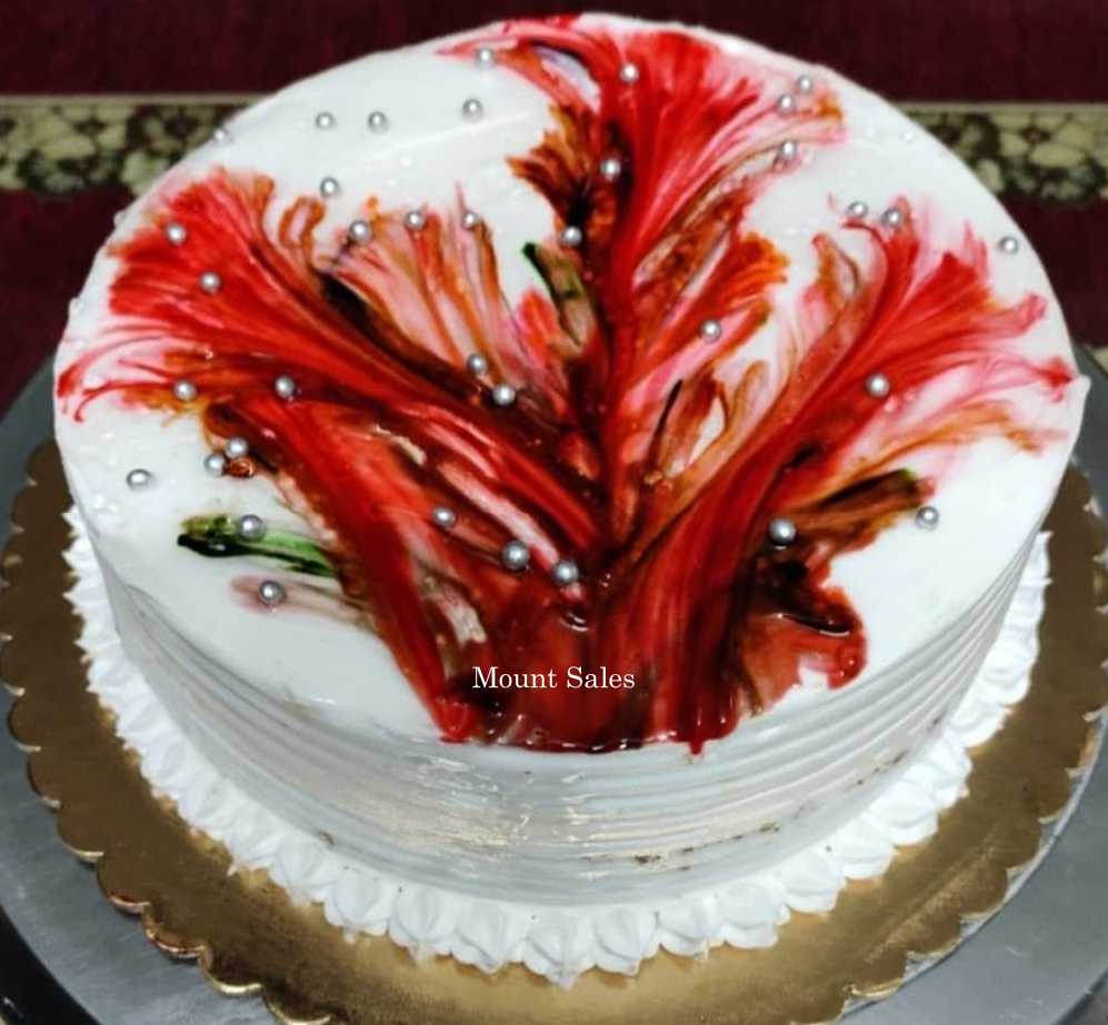 Premium RED N White Velvet Cake
