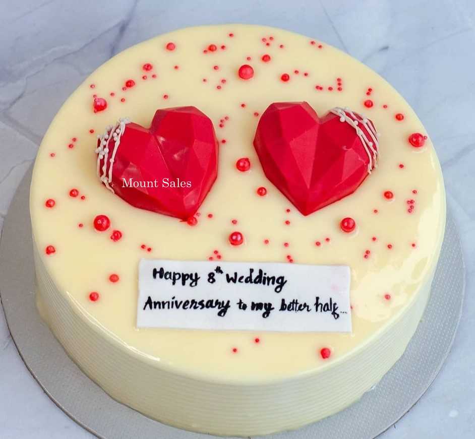 Premium RED N White Velvet Cake