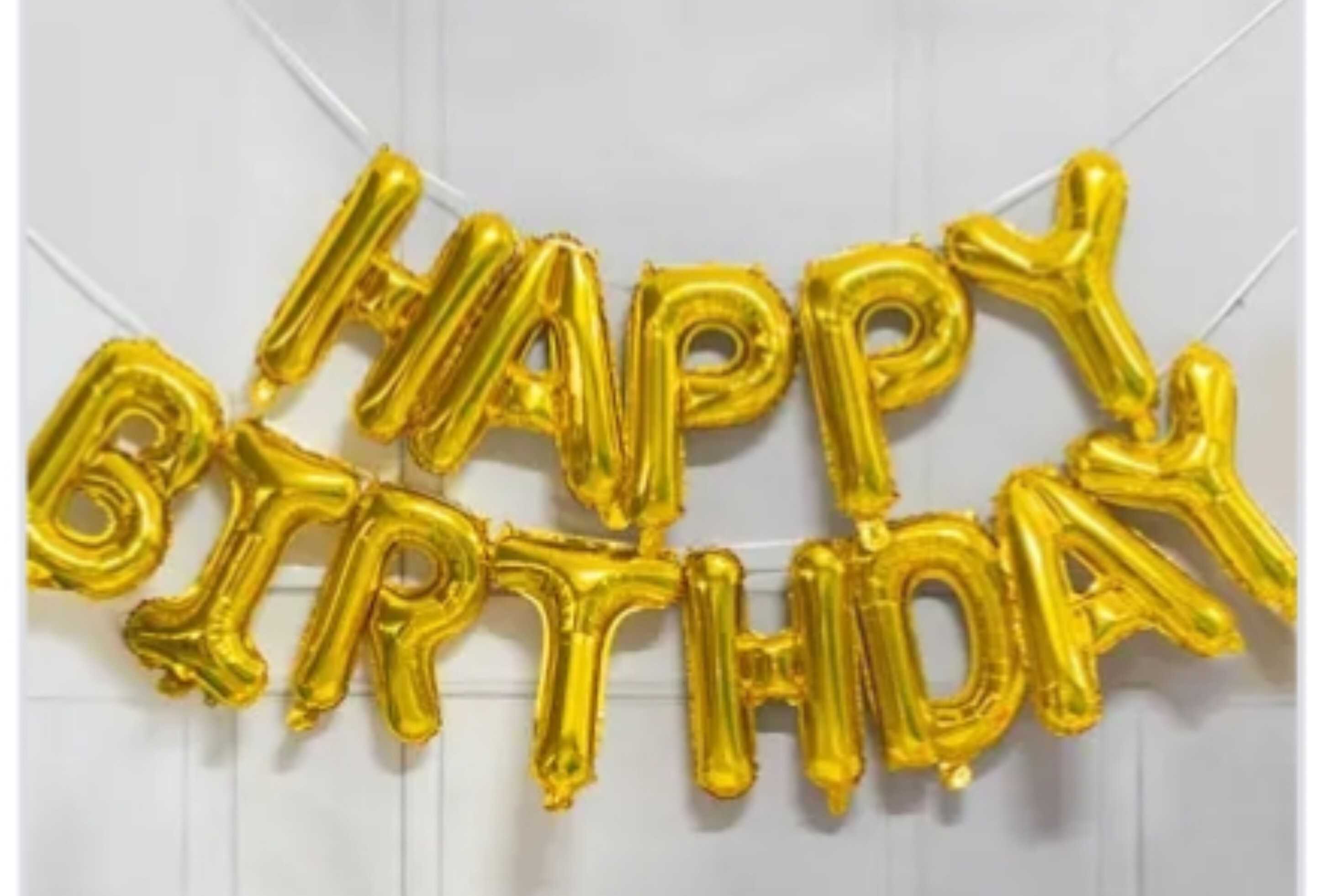 Happy Birthday Foil Balloons-HBF