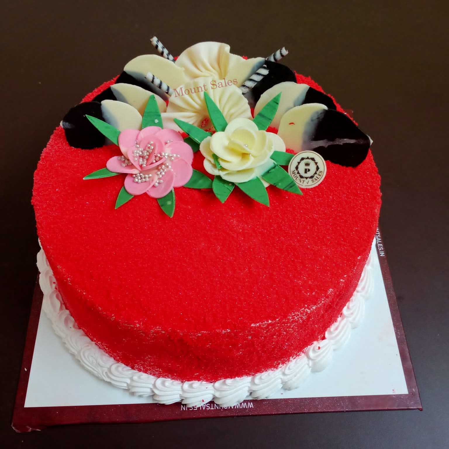Premium RED N White Velvet Cake