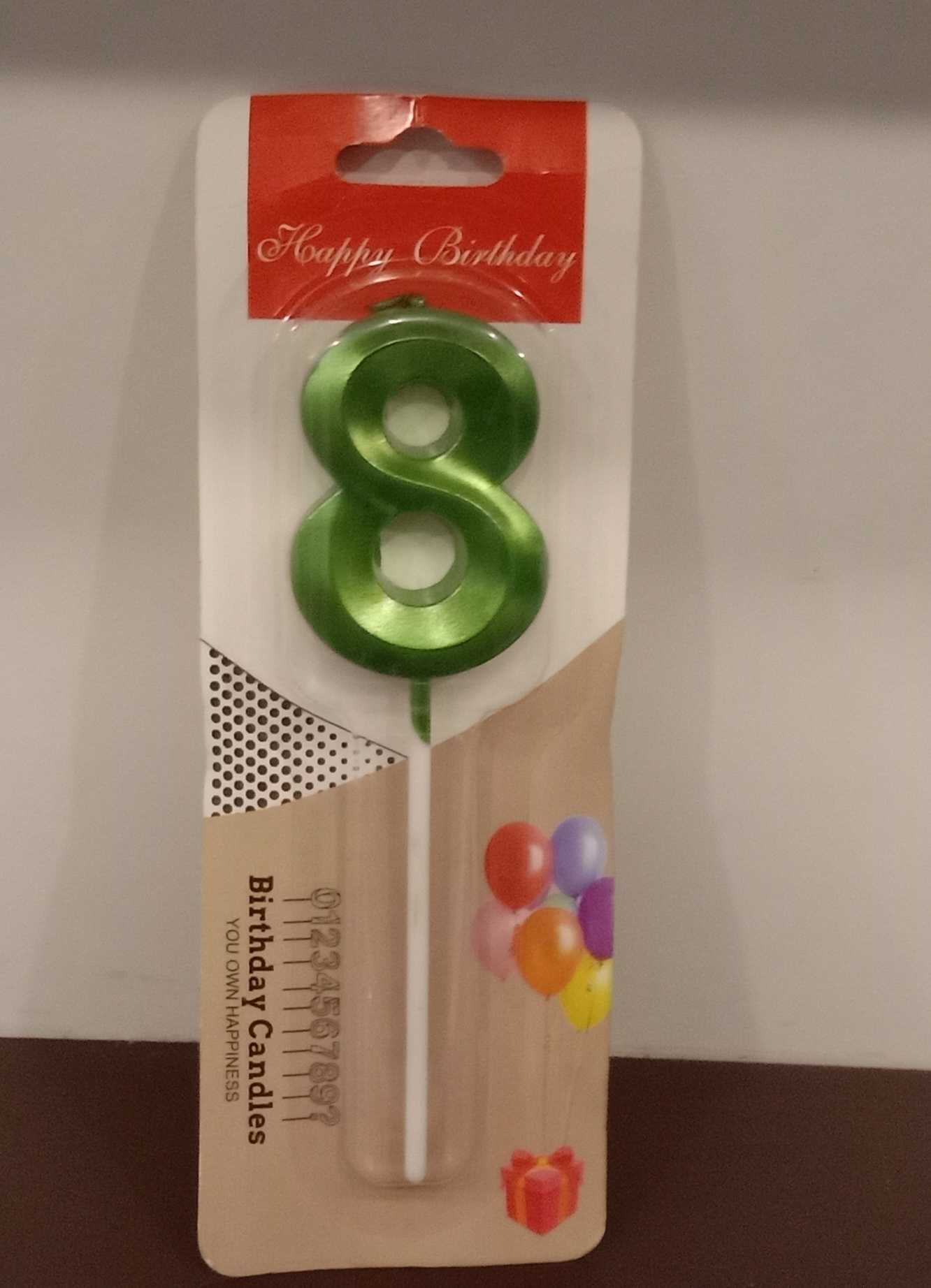 ROYAL NUMBER CANDLE NO 8